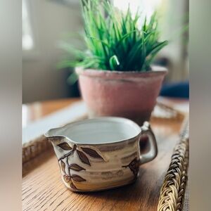 Artisan Pottery Gravy or Cream Pitcher